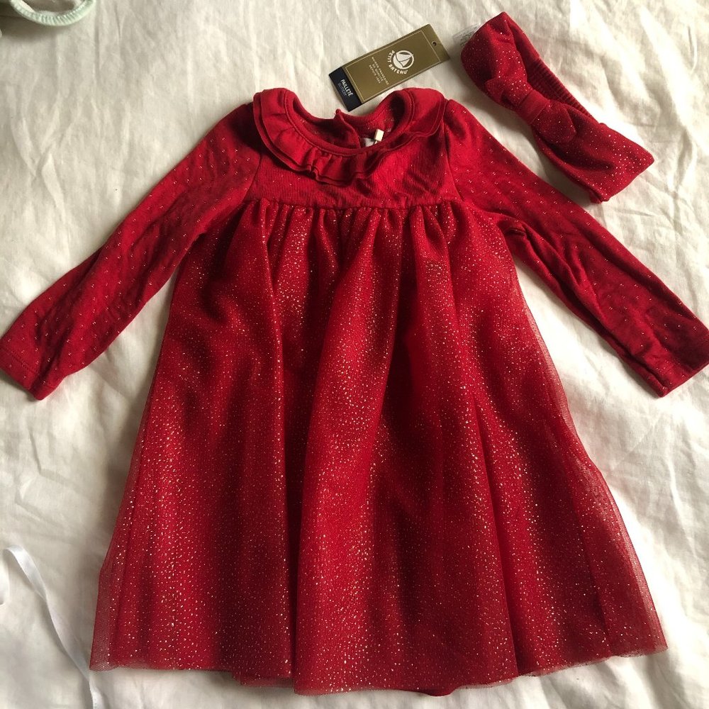 Petit Bateau Holiday Dress 24 Months - NWT